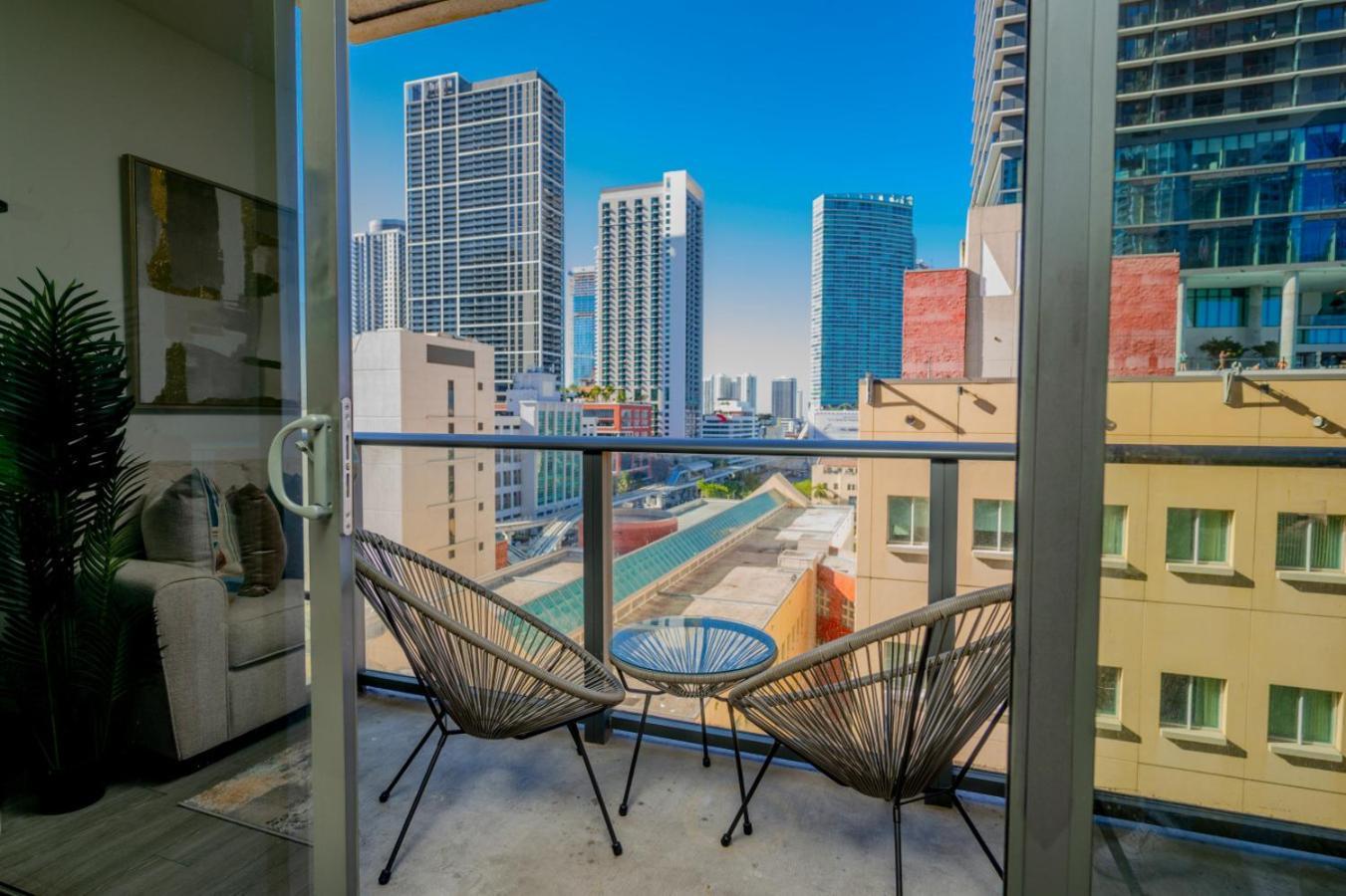 Luxury Loft - Free Parking - Ocean View - Brickell Downtown Lägenhet Miami Rum bild