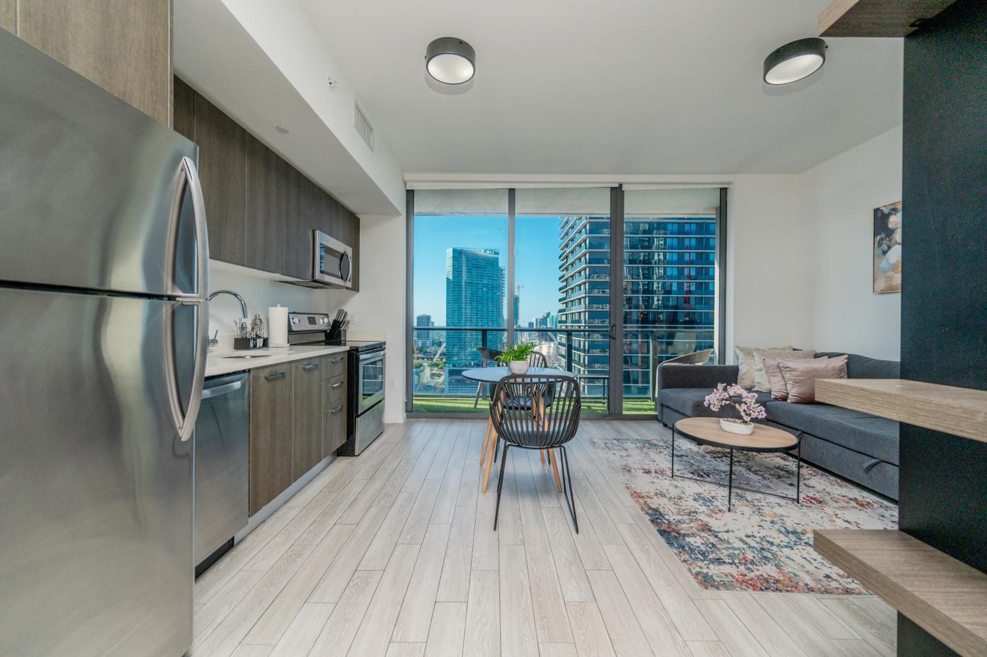 Luxury Loft - Free Parking - Ocean View - Brickell Downtown Lägenhet Miami Exteriör bild